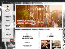 Tablet Screenshot of laperla-paris.com